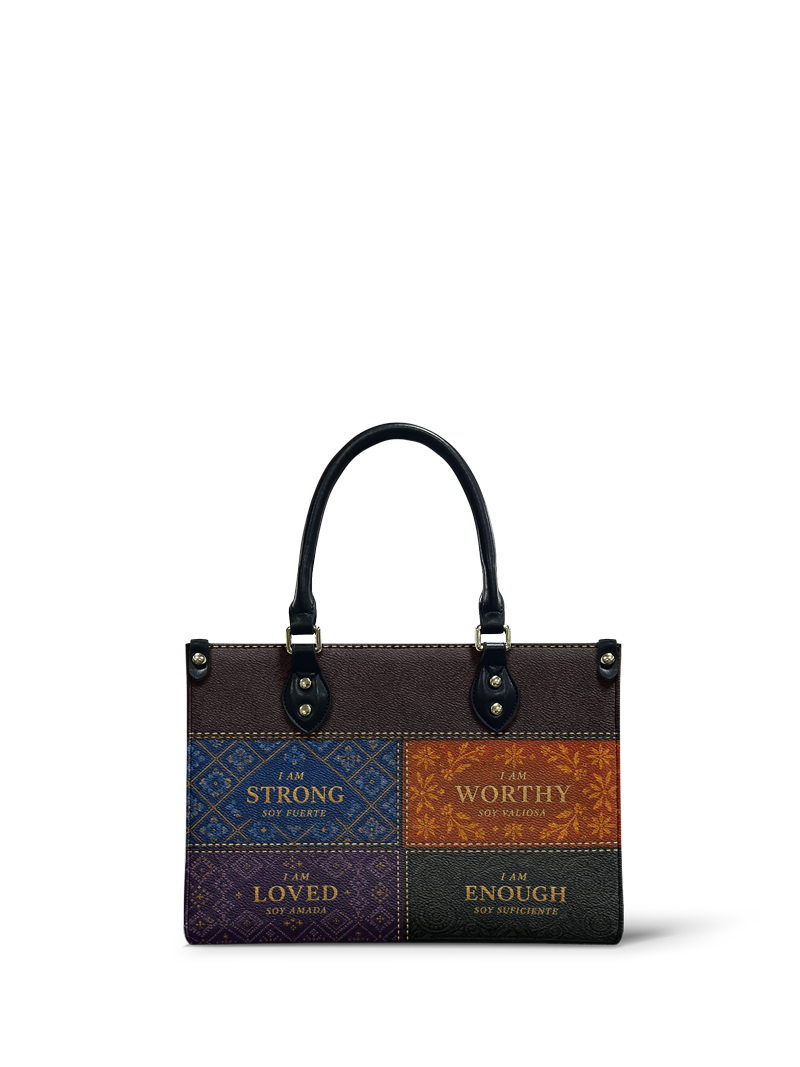 "BILINGÜE" ver.1 Small Leather Handbag
