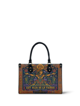 "Soy hija de la tierra" ver.2 Small Leather Handbag