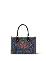 "Hecha a mano, hecha con amor" ver.4 Small Leather Handbag