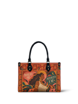 "Primero me pertenezco a mí" ver.2 Small Leather Handbag