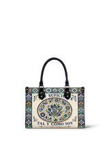"Soy suficiente, tal y como soy" ver.8 Small Leather Handbag