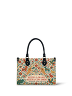 "Hecha a mano, hecha con amor" ver.1 Small Leather Handbag - thumbnail