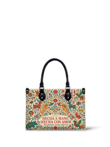 "Hecha a mano, hecha con amor" ver.1 Small Leather Handbag