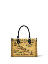 "Resiliente como las mujeres que me precedieron" ver.4 Small Leather Handbag