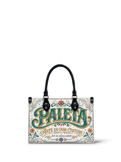 "La Paleta — Arte en cada costura" ver.2 Small Leather Handbag