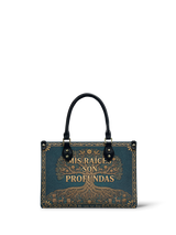 "Mis Raíces son Profundas" ver.2 Small Leather Handbag