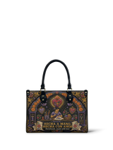 "Hecha a mano, hecha con amor" ver.5 Small Leather Handbag