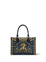 "Eres la mujer que alguna vez soñaste ser" ver.7 Small Leather Handbag