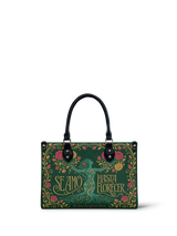 "Se amó hasta florecer" ver.3 Small Leather Handbag