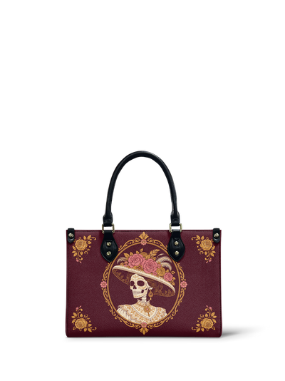 "CALAVERA" Small Leather Handbag