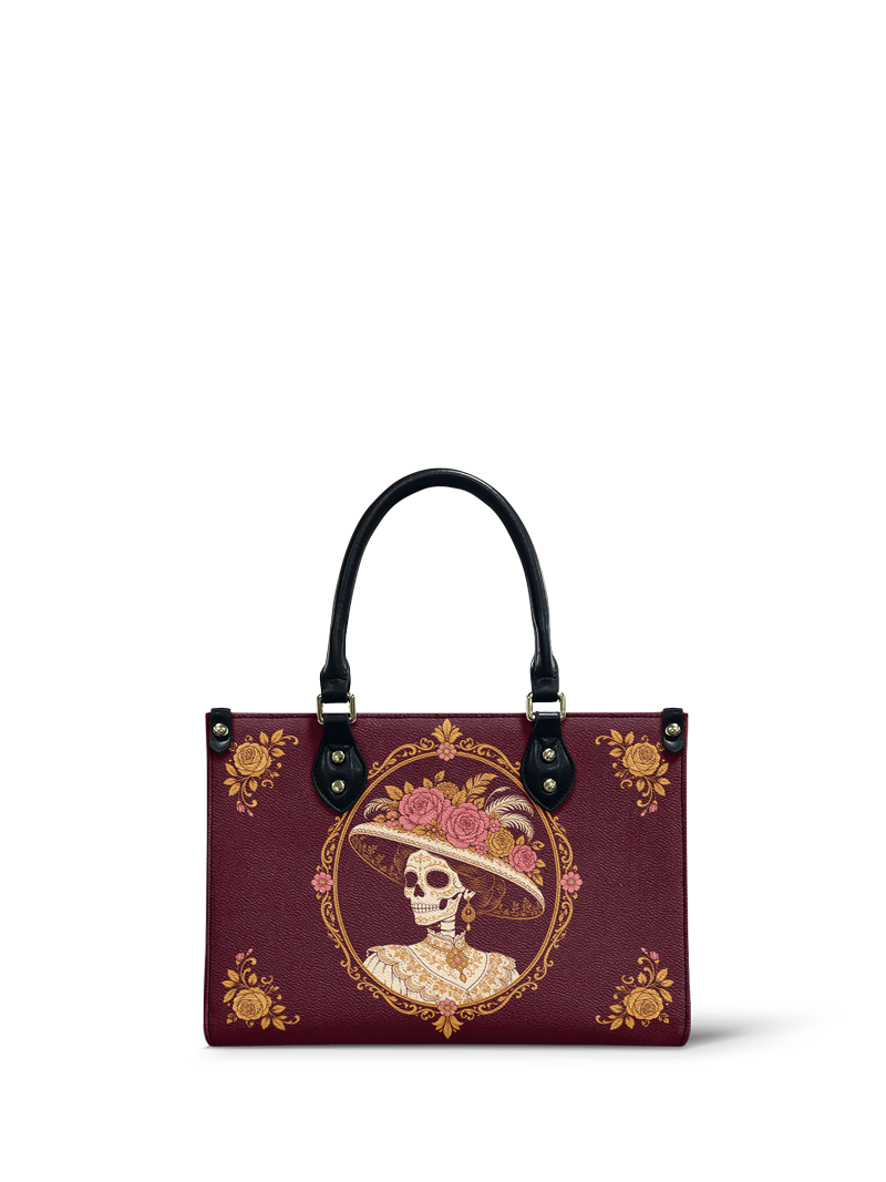 "CALAVERA" Small Leather Handbag