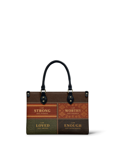 "BILINGÜE" ver.3 Small Leather Handbag