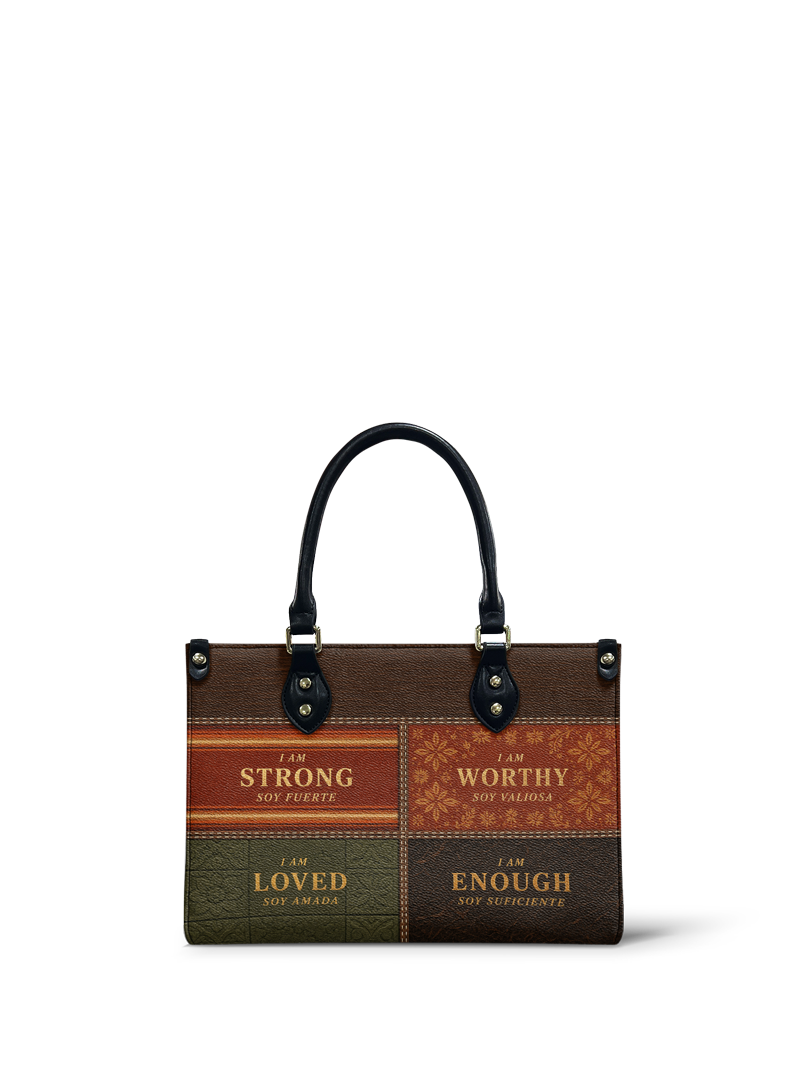 "BILINGÜE" ver.3 Small Leather Handbag