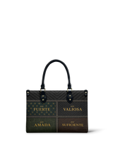 "LAS CUATRO VERDADES" ver.2 Small Leather Handbag