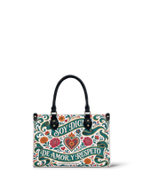 "Otomi Wild Embroidery" ver.3 Small Leather Handbag