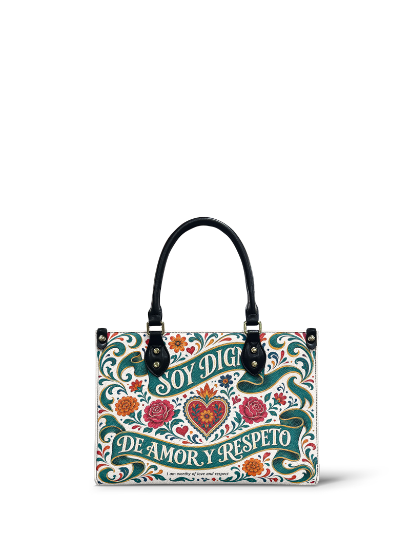 "Otomi Wild Embroidery" ver.3 Small Leather Handbag