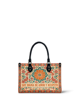 "Otomi Wild Embroidery" ver.5 Small Leather Handbag