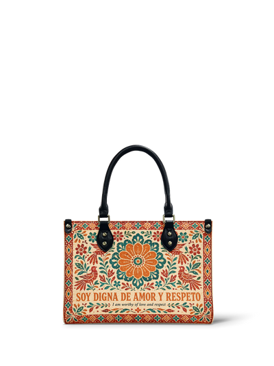"Otomi Wild Embroidery" ver.5 Small Leather Handbag