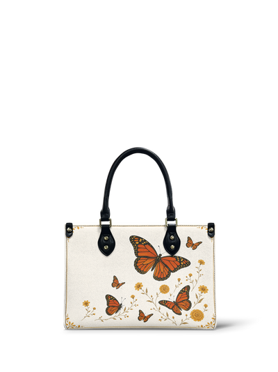 "PAPALOTL" Small Leather Handbag