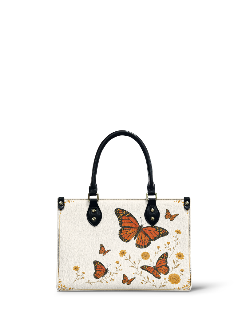 "PAPALOTL" Small Leather Handbag