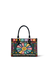 "Como la flor, regreso cada primavera" ver.2 Small Leather Handbag