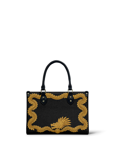 "XIUHCÓATL" Small Leather Handbag