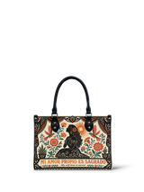 "Mi amor propio es sagrado" ver.5 Small Leather Handbag