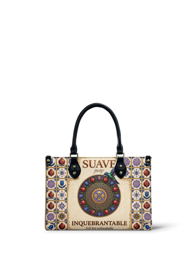 "Suave pero inquebrantable" ver.5 Small Leather Handbag