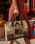 "Soy Fuerte" ver.3 Leather Handbag