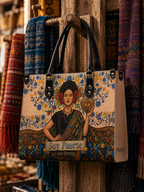 "Soy Fuerte" ver.3 Leather Handbag