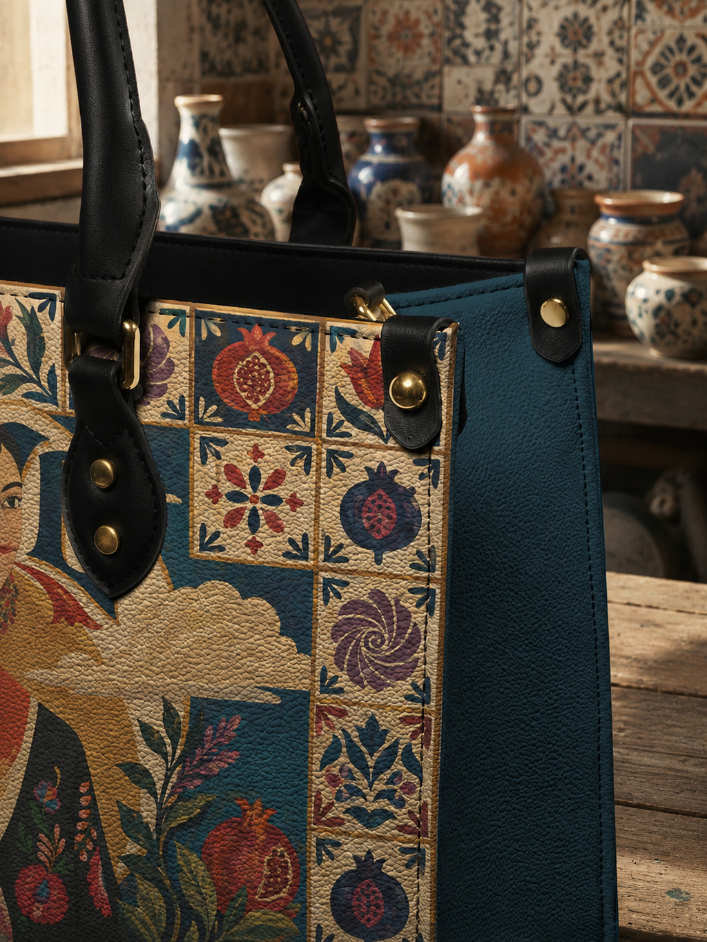 "Suave pero inquebrantable" ver.9 Leather Handbag